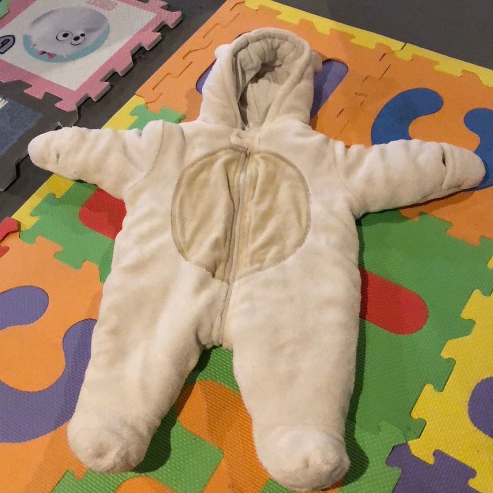 Warm winter overall 6-9 m for a little girl or boy
